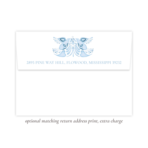 Alleluia Blue Bird Return Address Print
