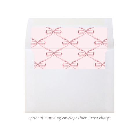 Arabella Pink Stationery A2 Square Envelope Liner