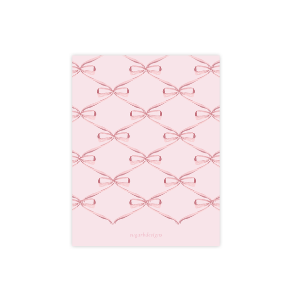 Arabella Pink Flat Stationery