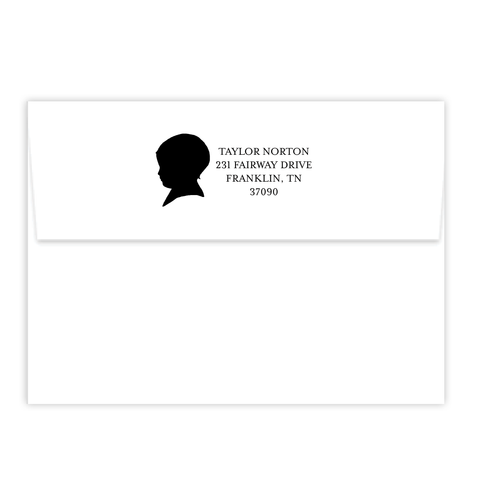 Baby Silhouette Self Inking Stamp