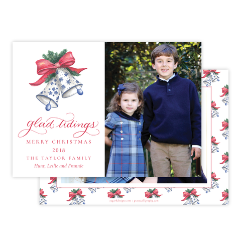 Bells of Belmont Horizontal Christmas Card