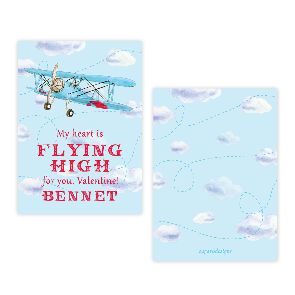 BiPlane Valentine Card