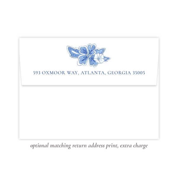 Brocade Horizontal Christmas Card