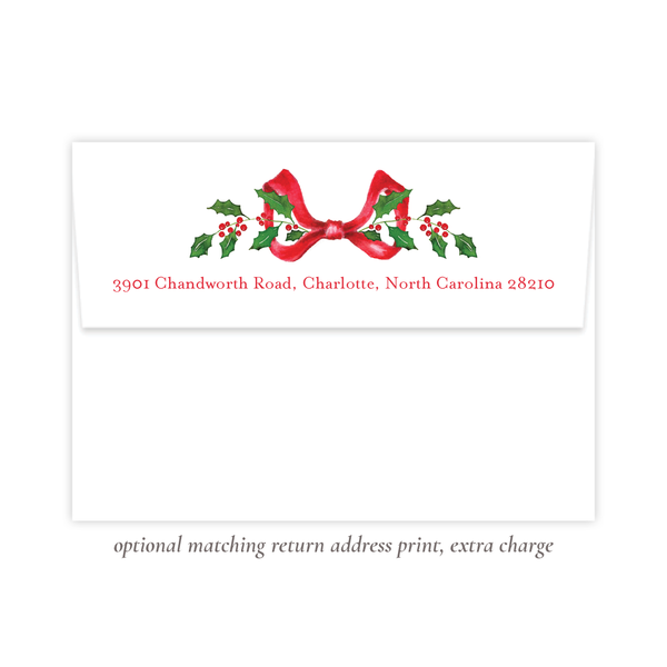 Caddell in Red Christmas Card