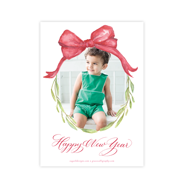 Christmas to Remember Red Vertical Christmas Card