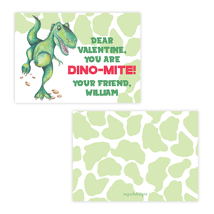 Dinosaur Valentine Card by Sugar B Designs