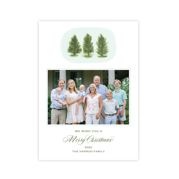 Ellis Trees Christmas Card Portrait