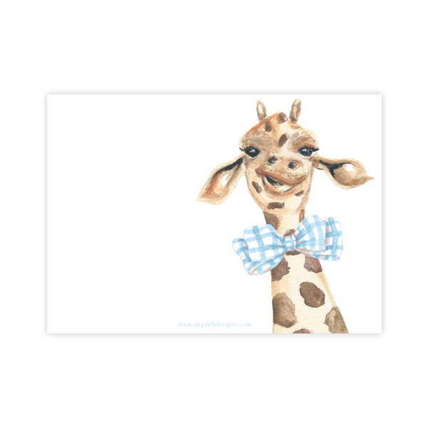 George the Giraffe Birthday Invitation