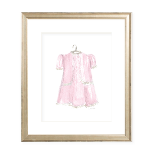 Grace Dress in Pink Watercolor Print