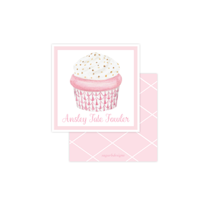 Herend Cupcake Pink Calling Card