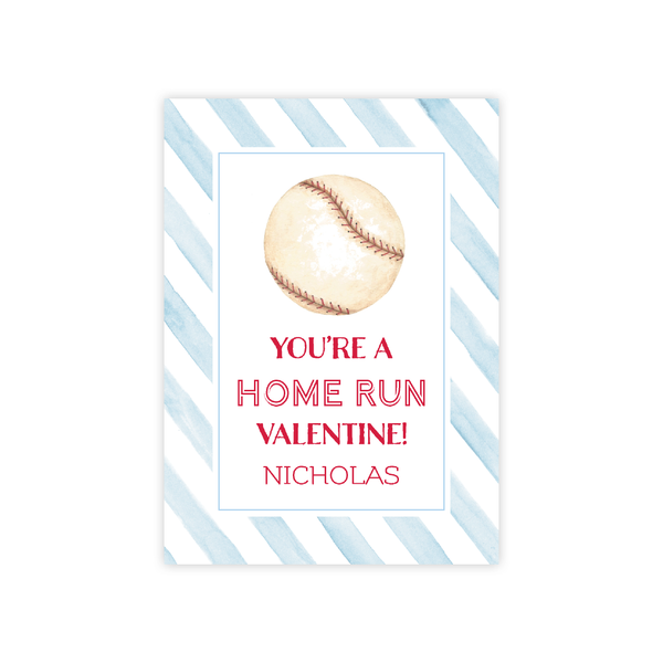 Home Run Valentine Card
