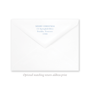 King is Born A9 Envelope Return Address Print
