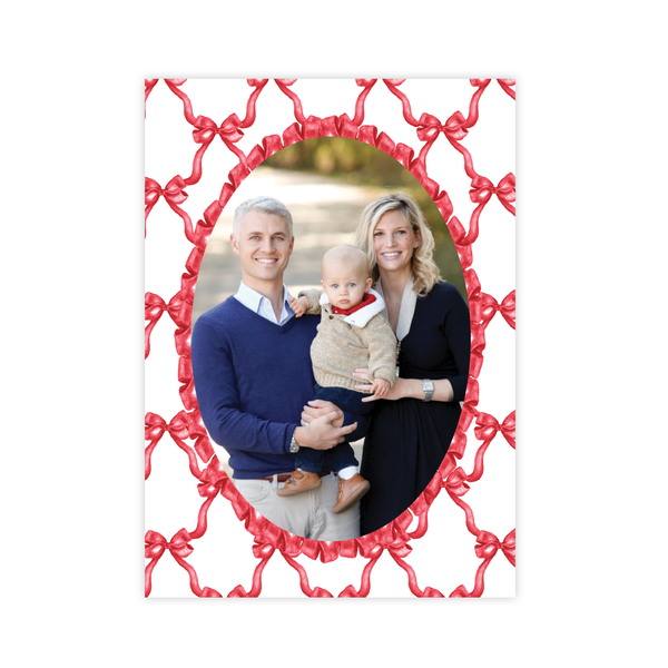 Leslee Bow Red Christmas Card