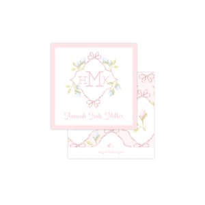 Lovely Lily James Pink Calling Card