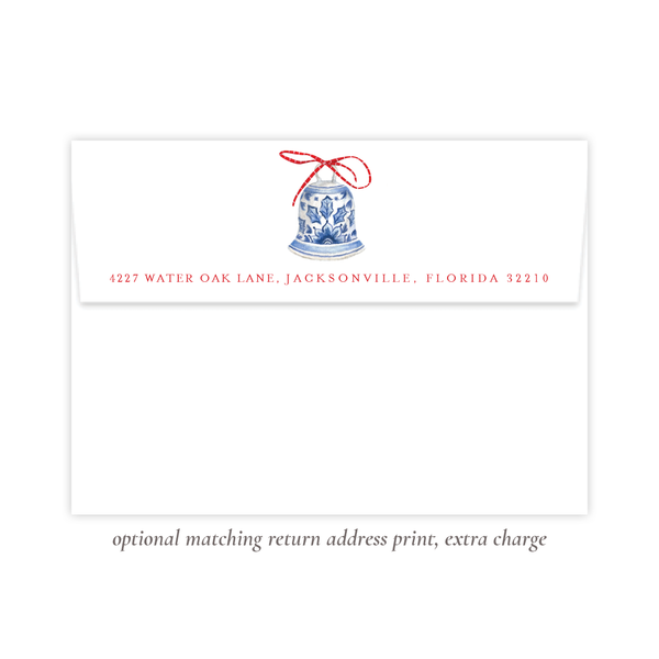 Peden Red Christmas Card