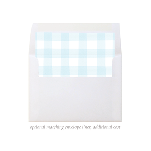 Sweet Treats Blue A7 Square Envelope Liner