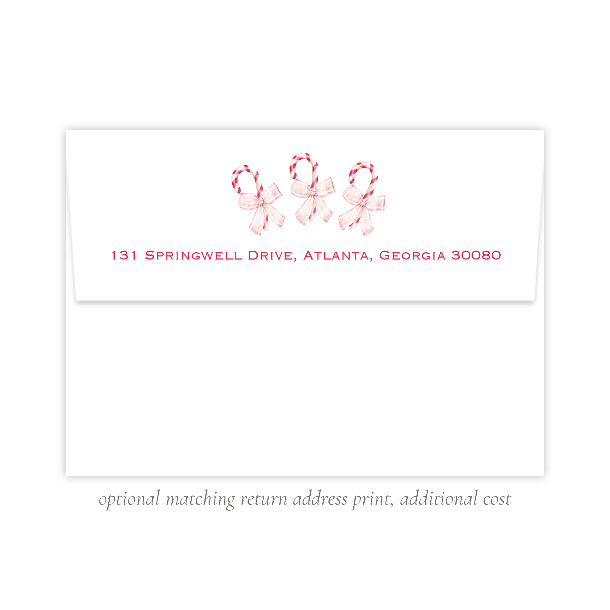 Sweet Treats Pink A7 Return Address Print