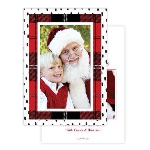 Sullivan Estate Red Portrait Christmas Card