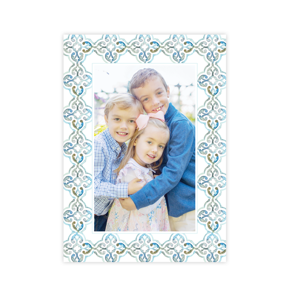 They Saw the Star Christmas Card Border Portrait