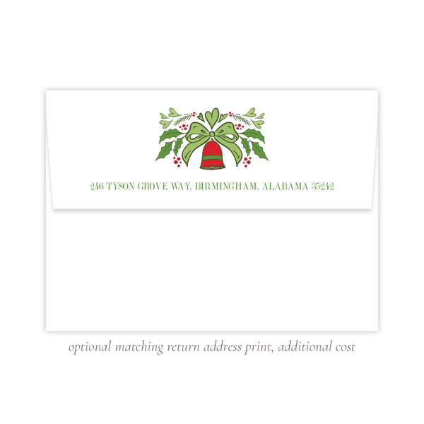 Wilmington Red and Green Christmas Card Portrait