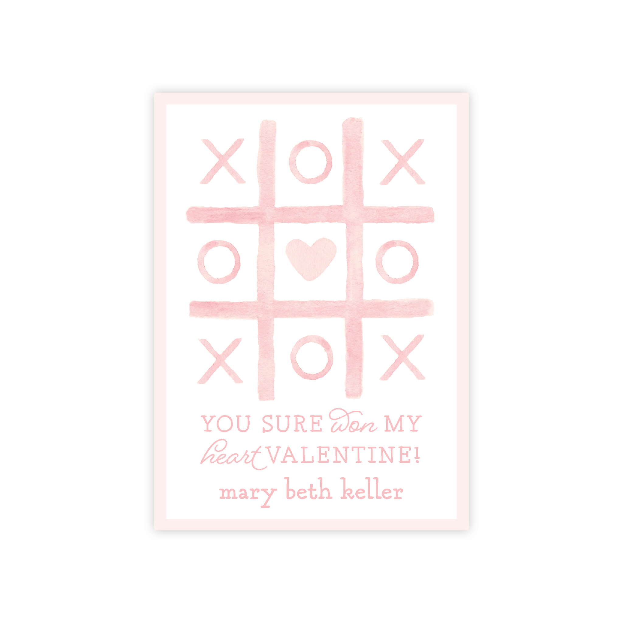 XOXO Valentine Card – Sugar B Designs